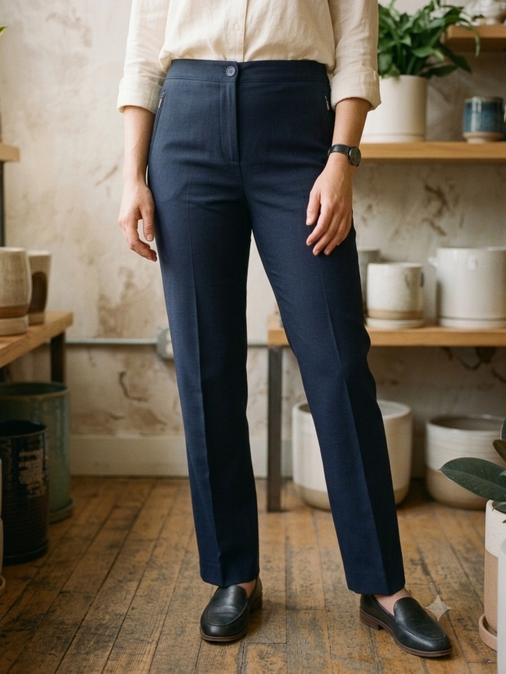 Office Siren Tanjay Trousers Corporate Core Tailored Workwear Pants